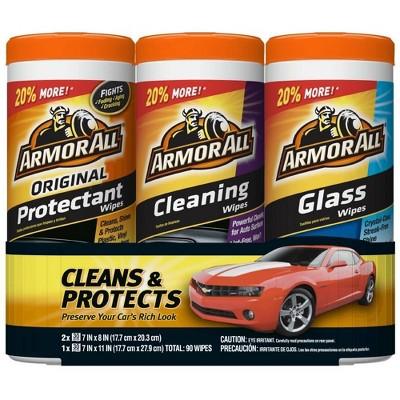 Armor All 30ct 3pk Original Protectant/Cleaning/Glass Wipes
