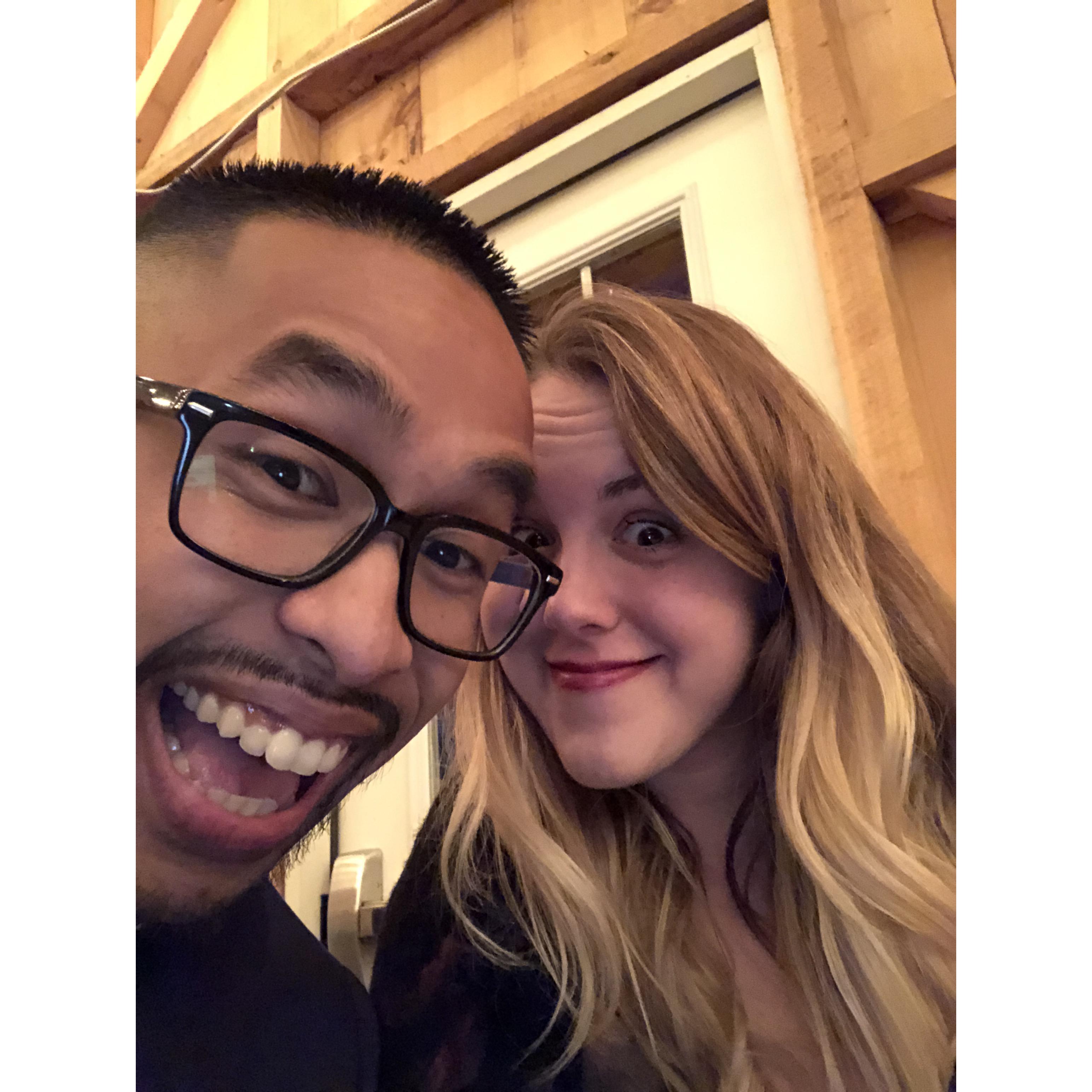 Bianca and Drew's wedding reception