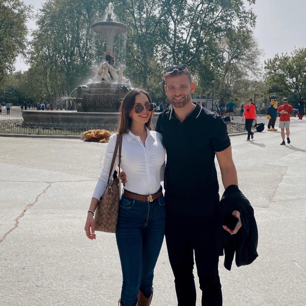 Our first picture in Madrid!!!