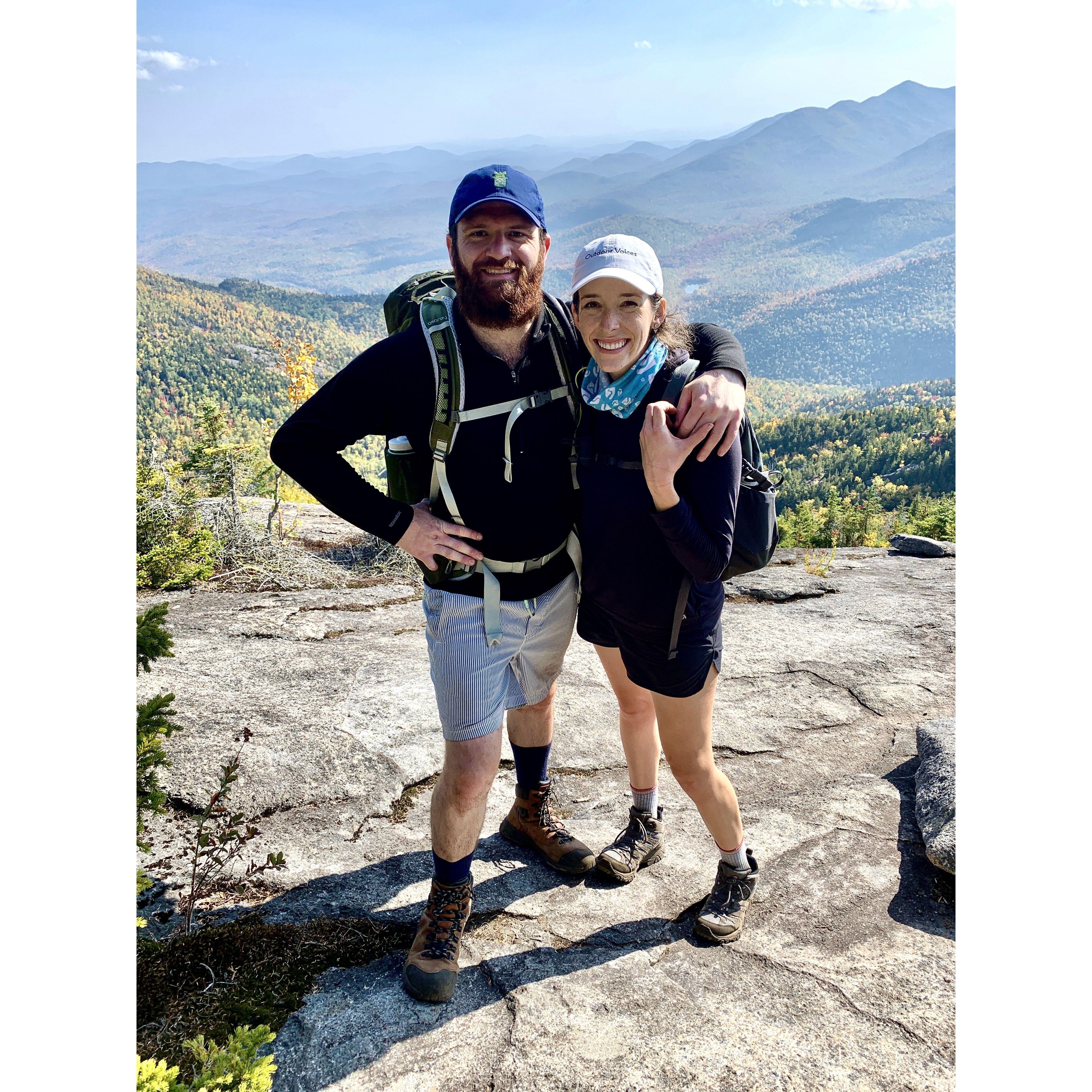 Our first summit in the Adirondacks
