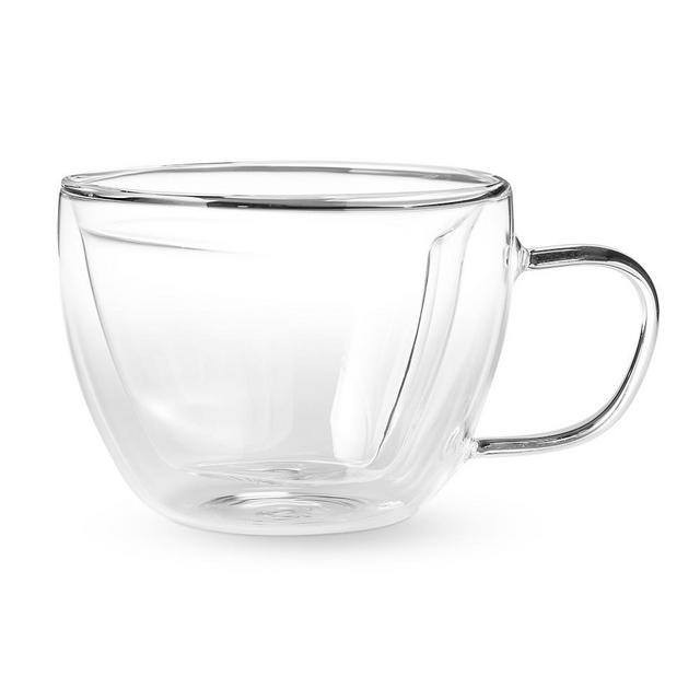Heart Double-Wall Latte Cups, Set of 4