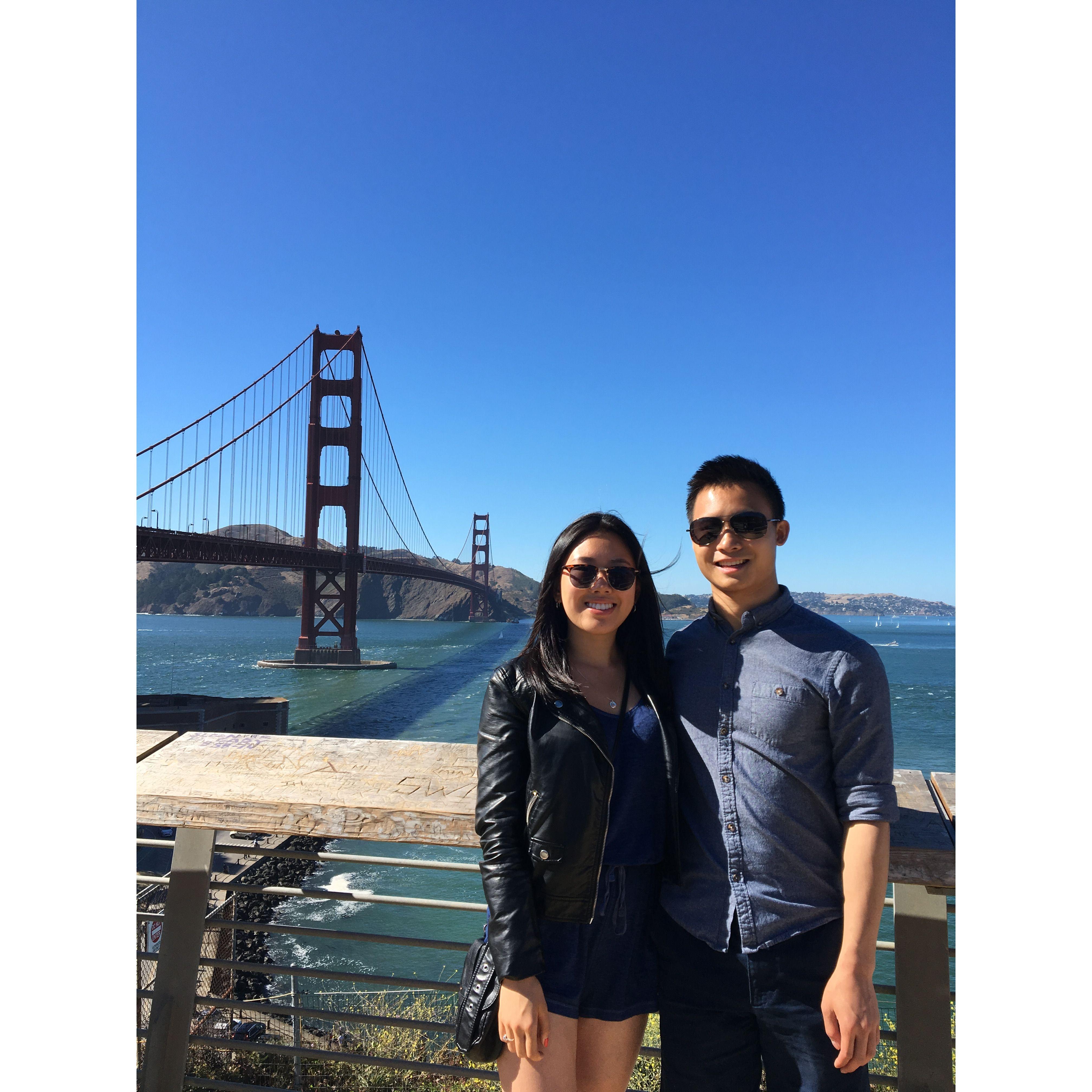 Golden Gate Bridge during Summer 2016