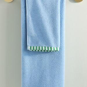 The Sloane Stripe Trim Soft Cotton Towel Collection