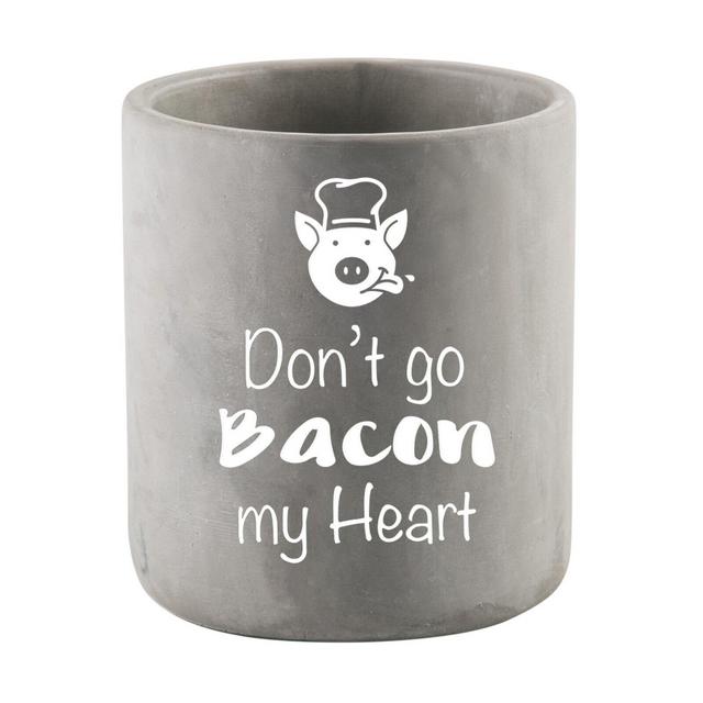Dont Go Bacon My Heart Utensil Crock