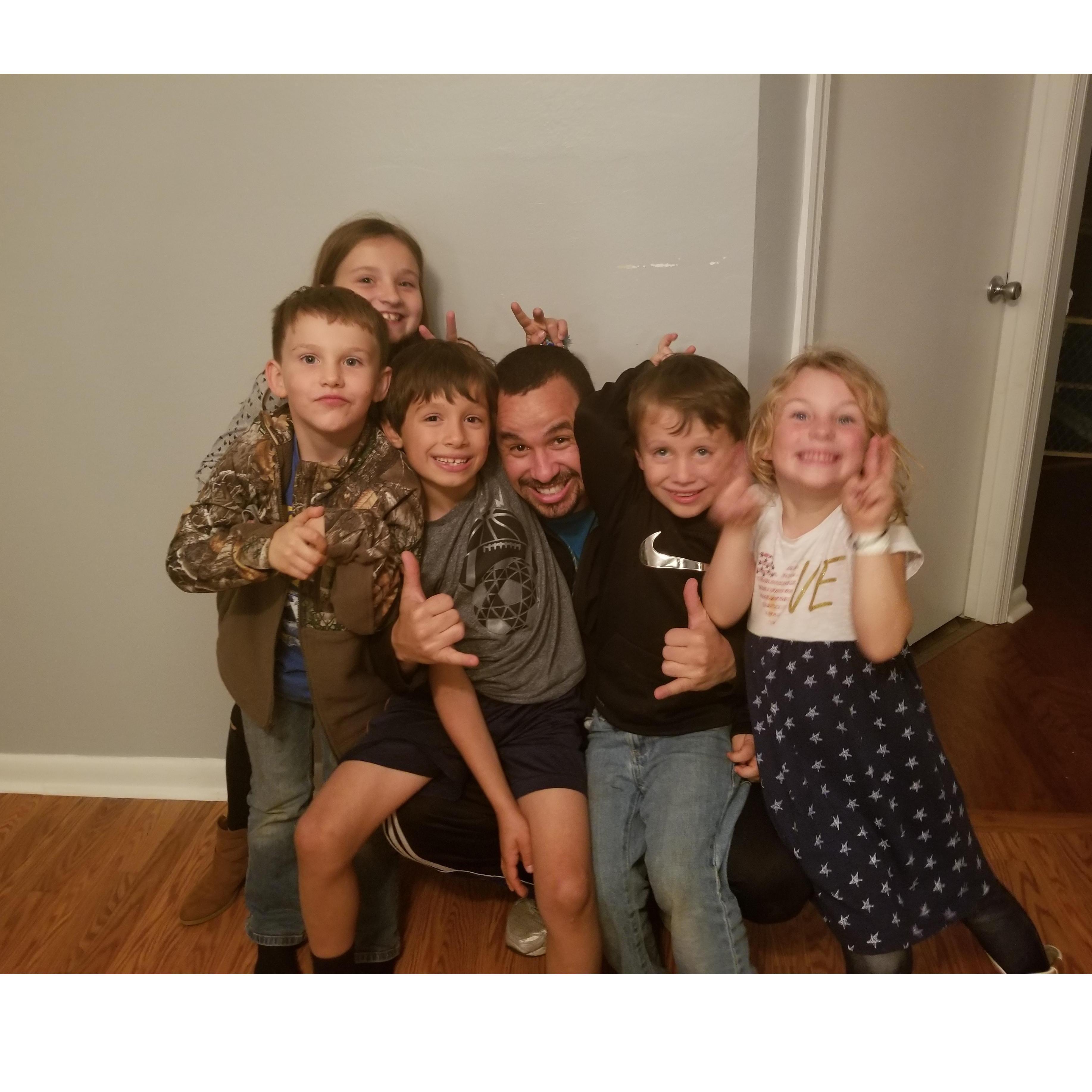 he is gaining a few nieces and nephews .. this is just a couple of them!