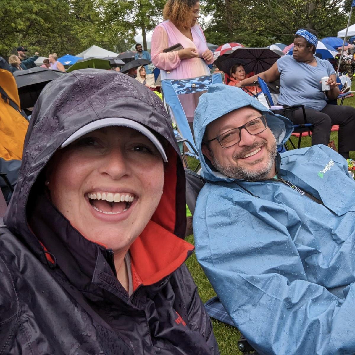 If we're at Tanglewood, it's probably raining!