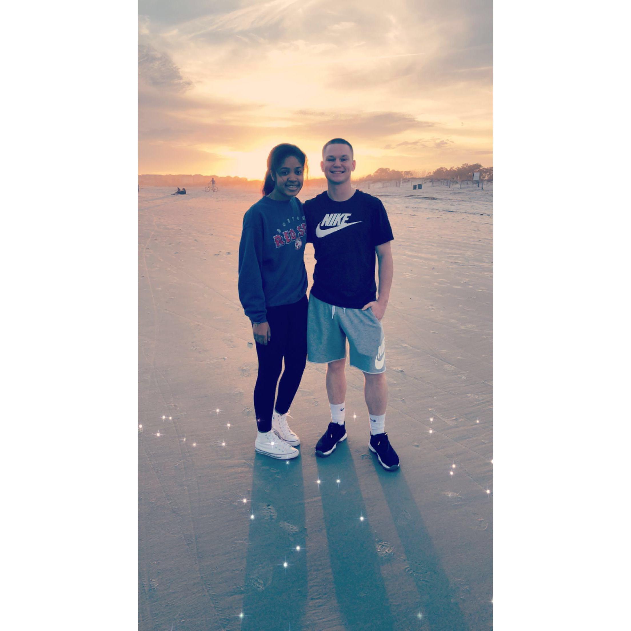 Sunset On The Beach