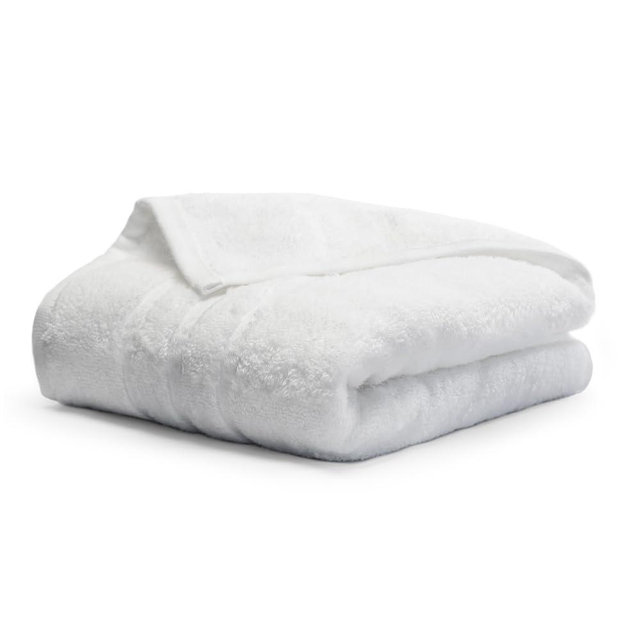 Cariloha Hand Towel | White | 16"x24" | Turkish Cotton & Viscose Material Blend | Extra Smooth and Highly Absorbent