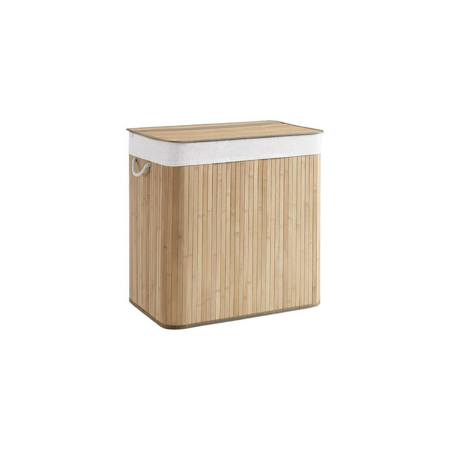 Slickblue 3-Section Laundry Hamper with Lid