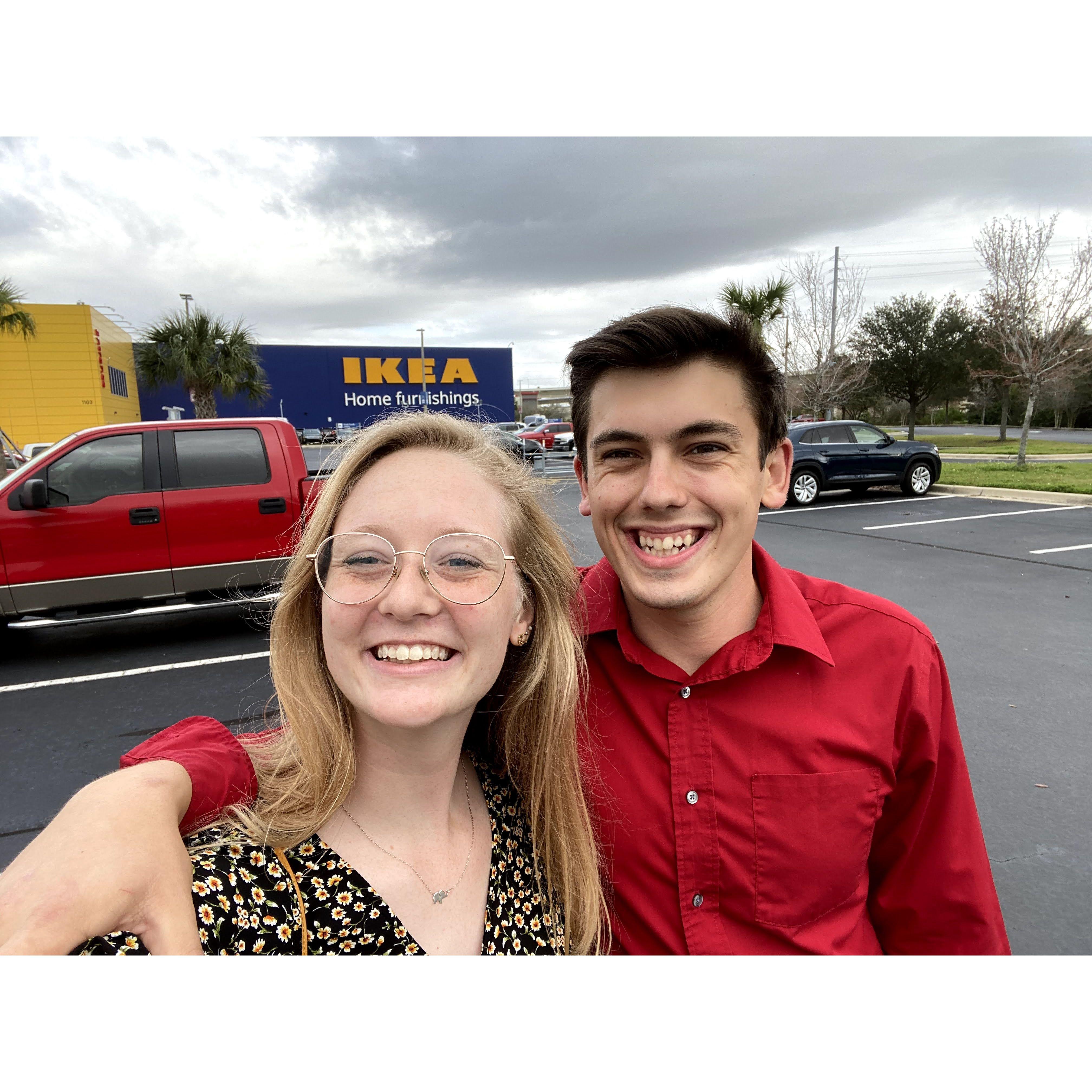 Our first Valentine's Day together