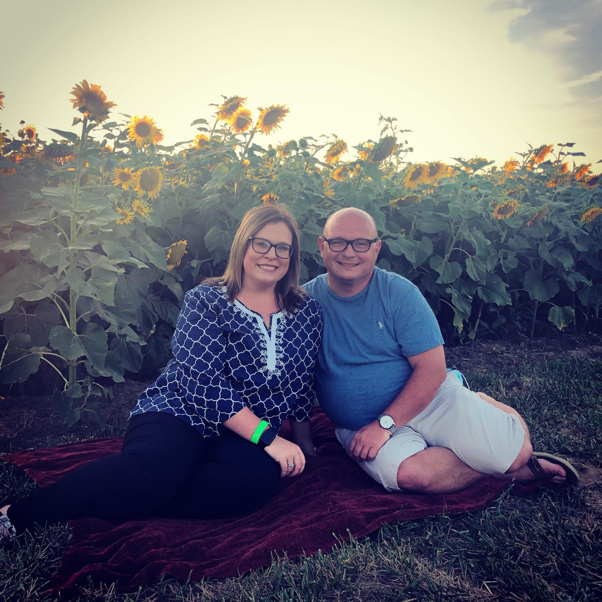 Sunflower field in Georgetown, Kentucky