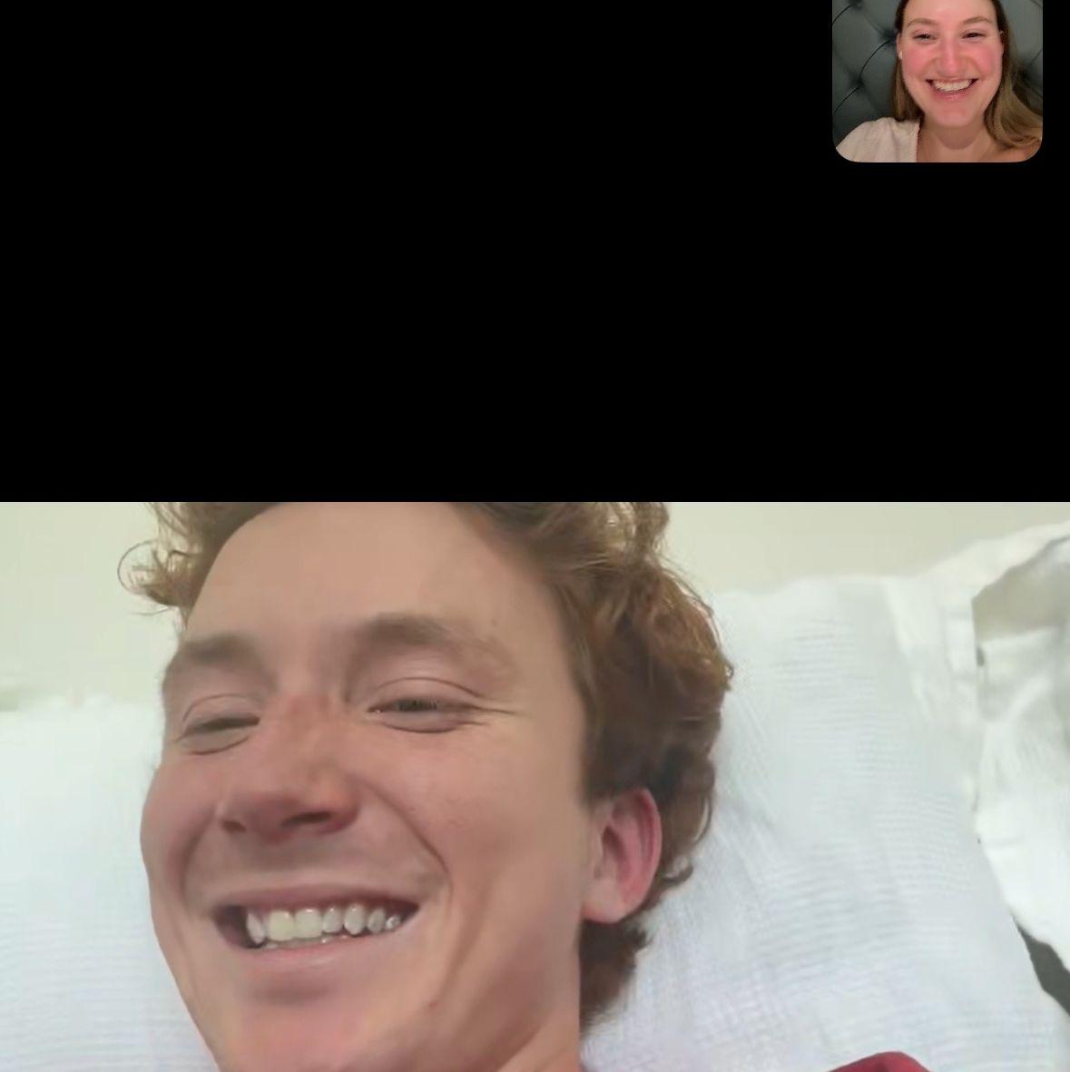 A LOT of facetime calls (almost 2 years of long distance)