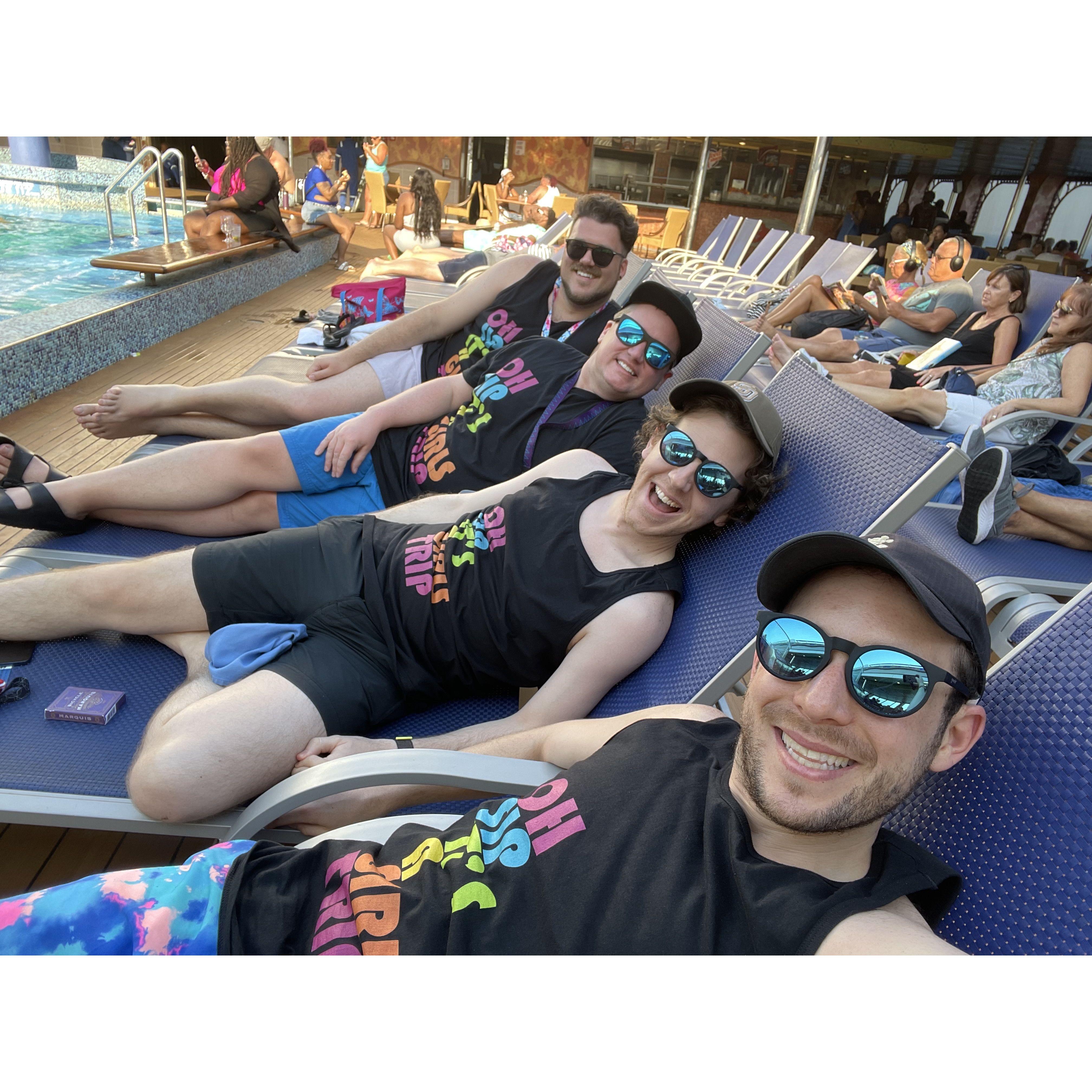 February 2023 - Somewhere in the Atlantic - SEAN PAUL'S FIRST CRUISE! Thanks Jared and Dana.