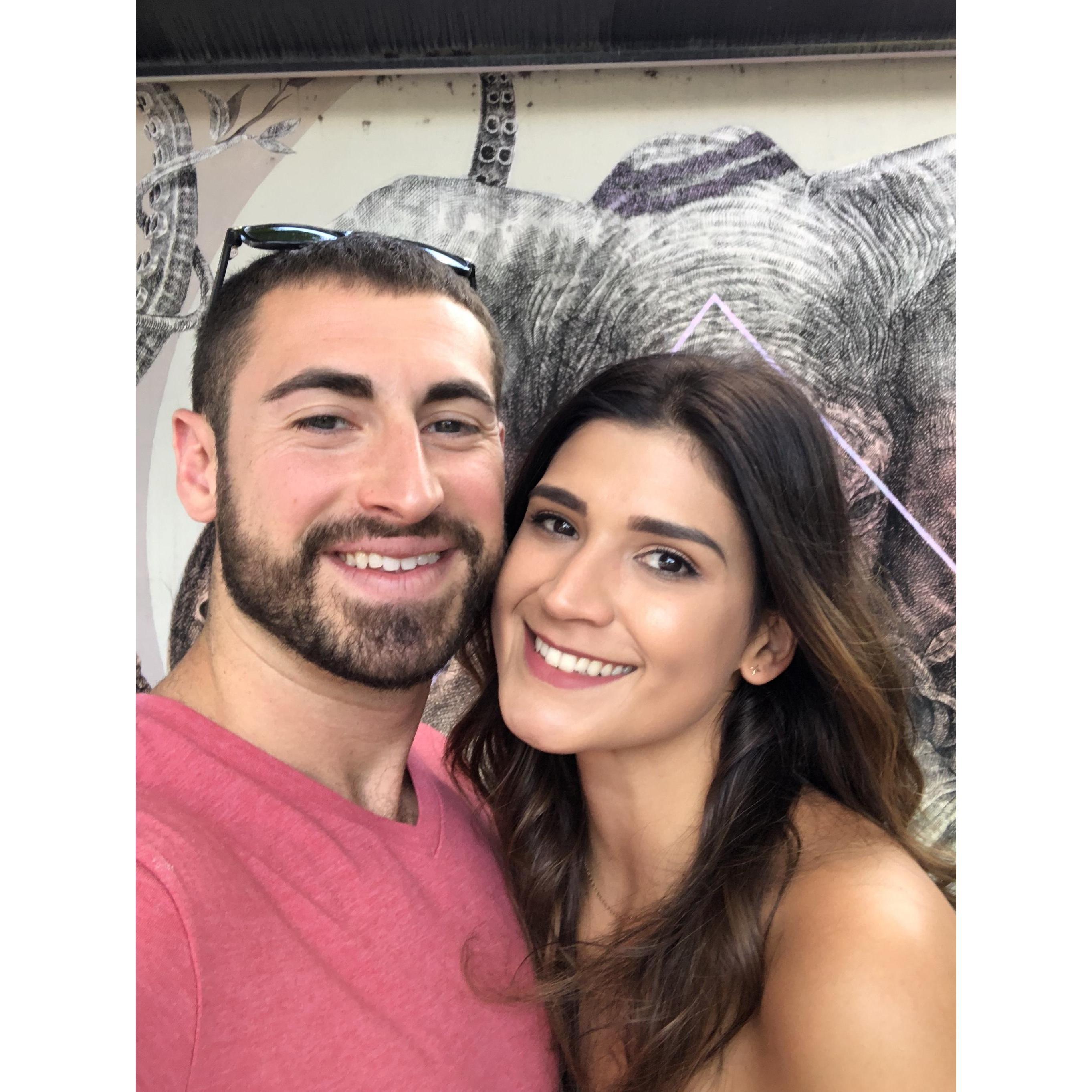 Our first visit to Miami together