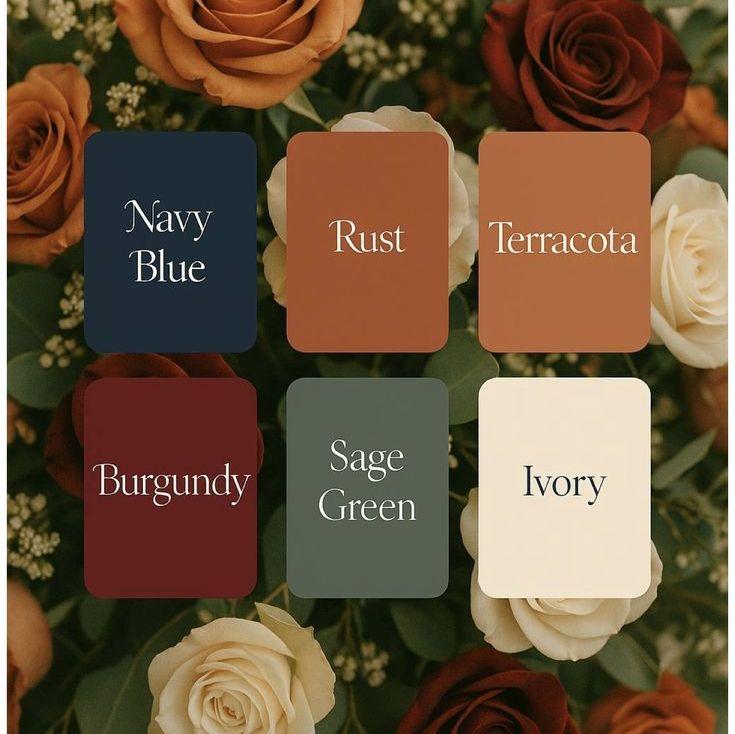 Our Wedding Colors: