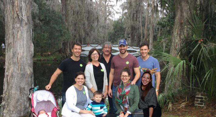 Elaine is definitely not photoshopped into this Pavich family photo.
