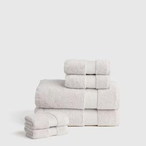 Turkish Ultra Luxe Plush Bath Towel Bundle in Silver