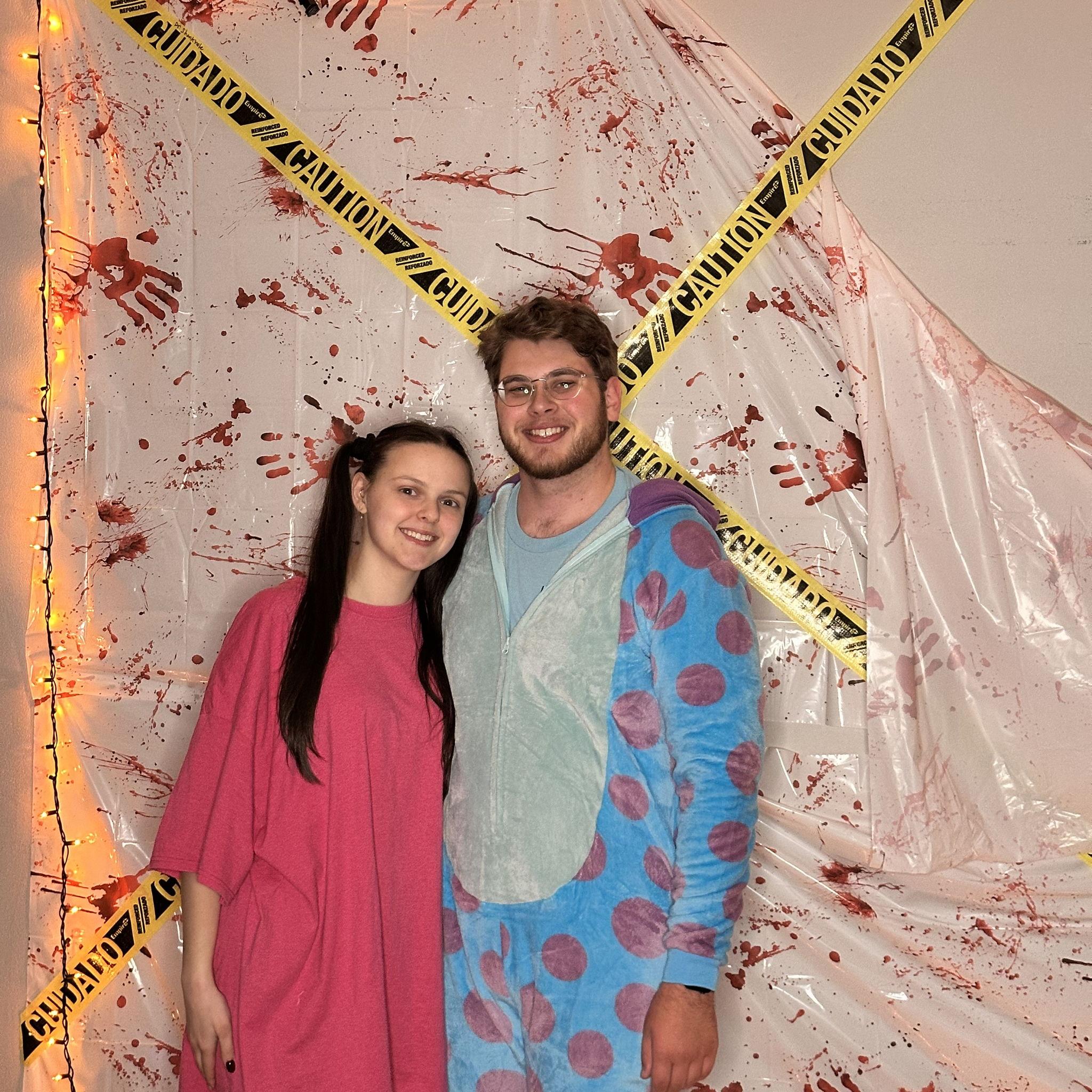 Halloween 2025; Sully and Boo from Monsters Inc.