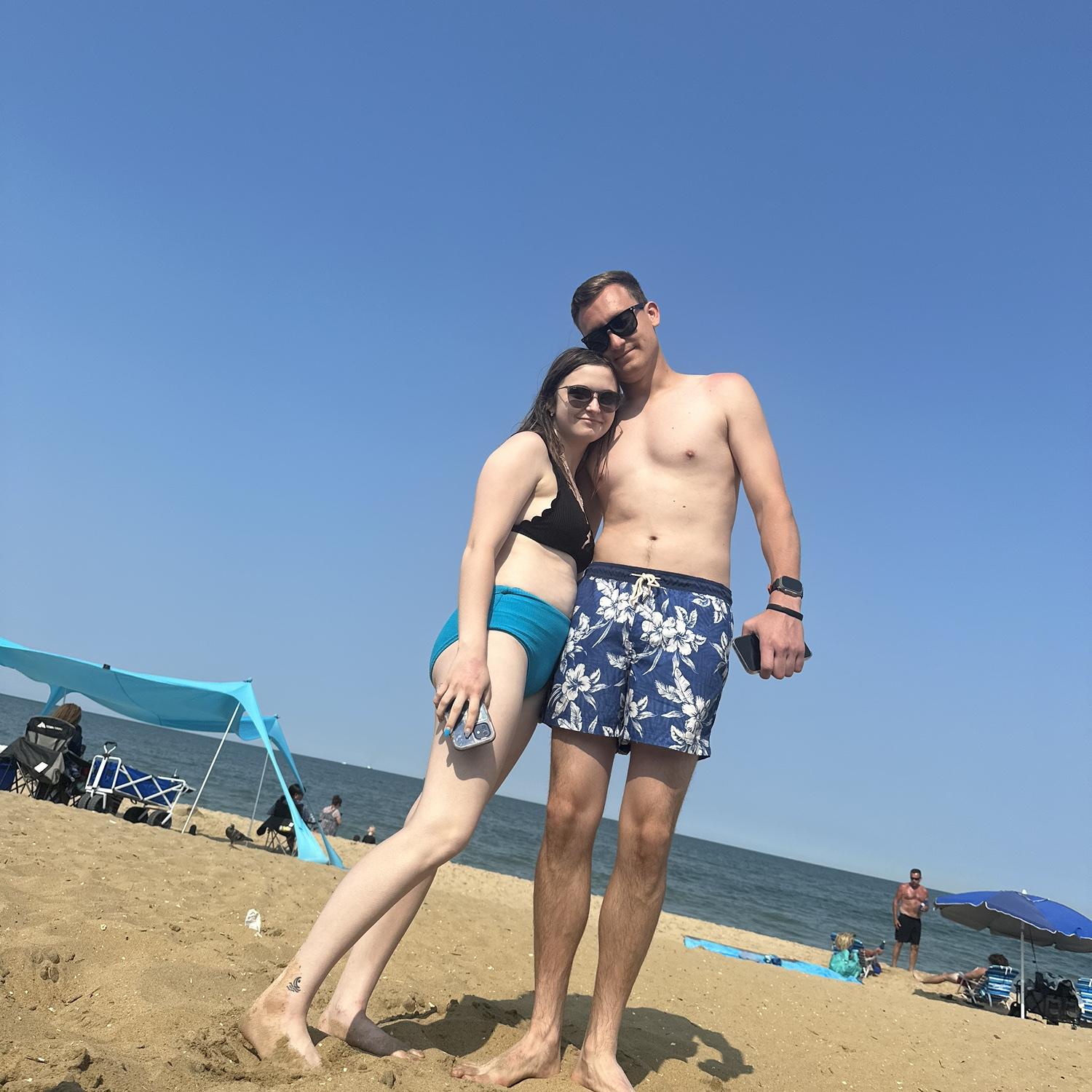 Trip to Virginia Beach! They were just talking and their buddy kept snapping photos!