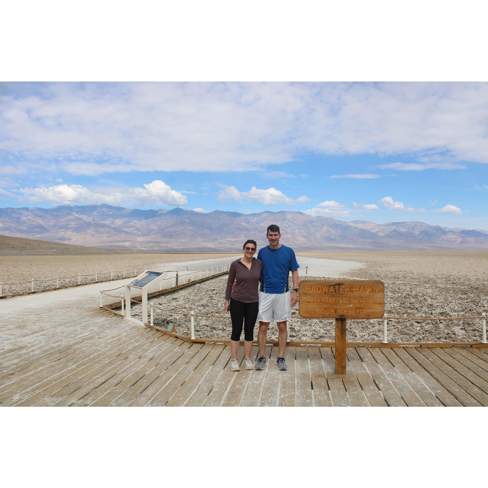 Hanging out at 282 feet below sea level in the hottest place on Earth!