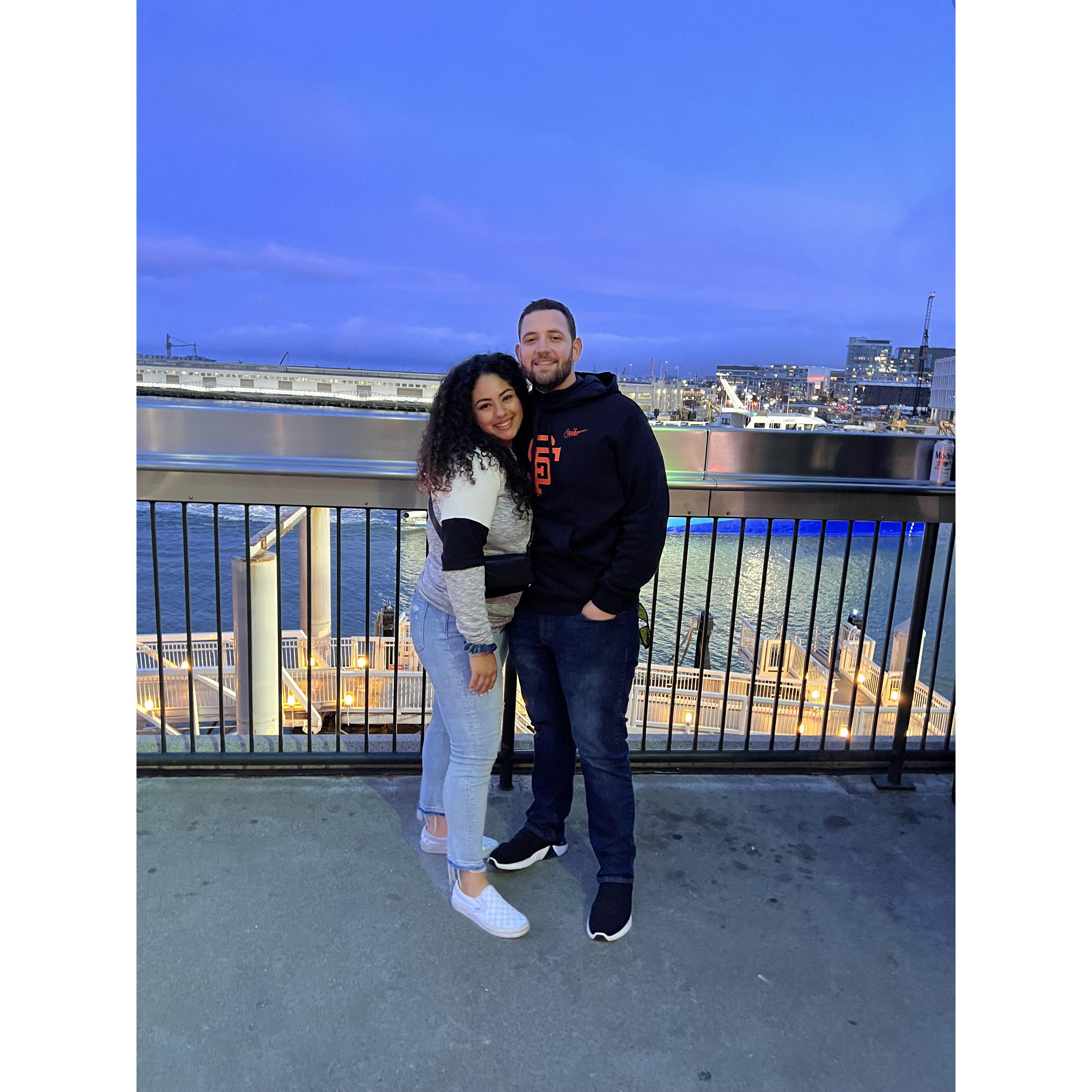 Our first Giants game together