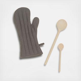 Simple Linen Oven Mitt