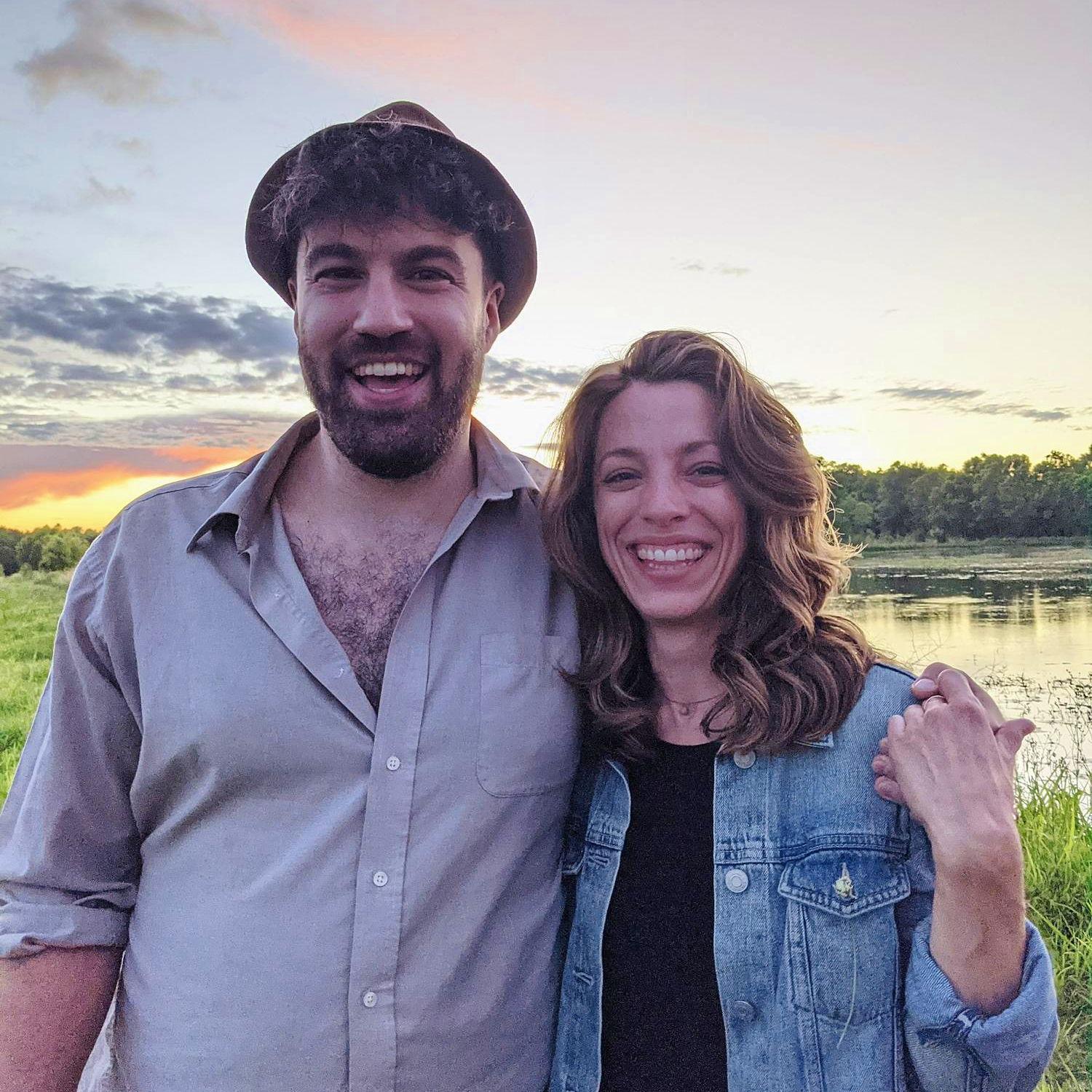 at a Crawfish Pond in the Louisiana countryside