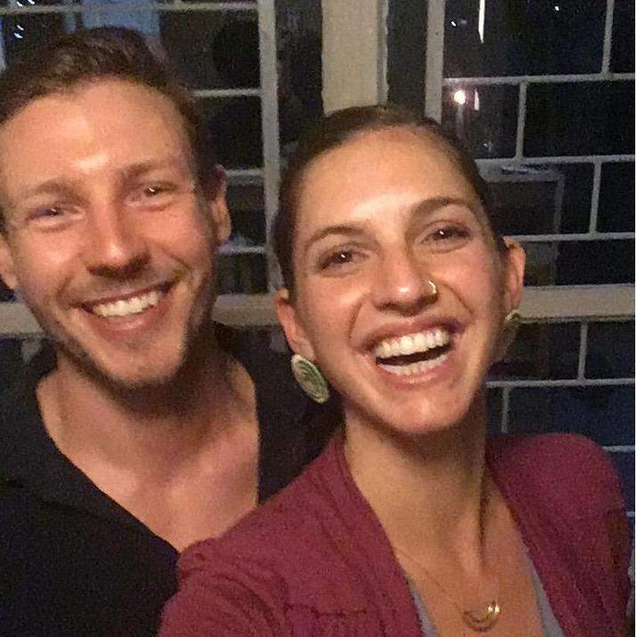 Ecstatic selfie, right after our joint proposals.