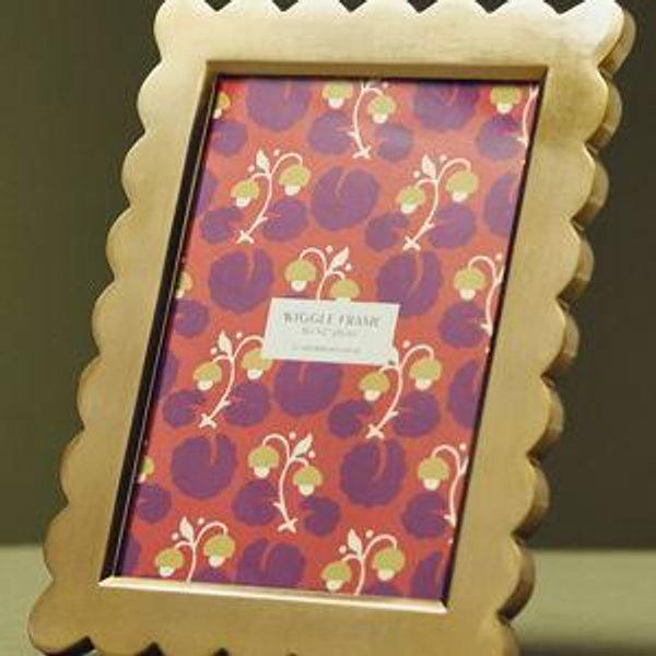 Brass Wiggle Picture Frame 5x7