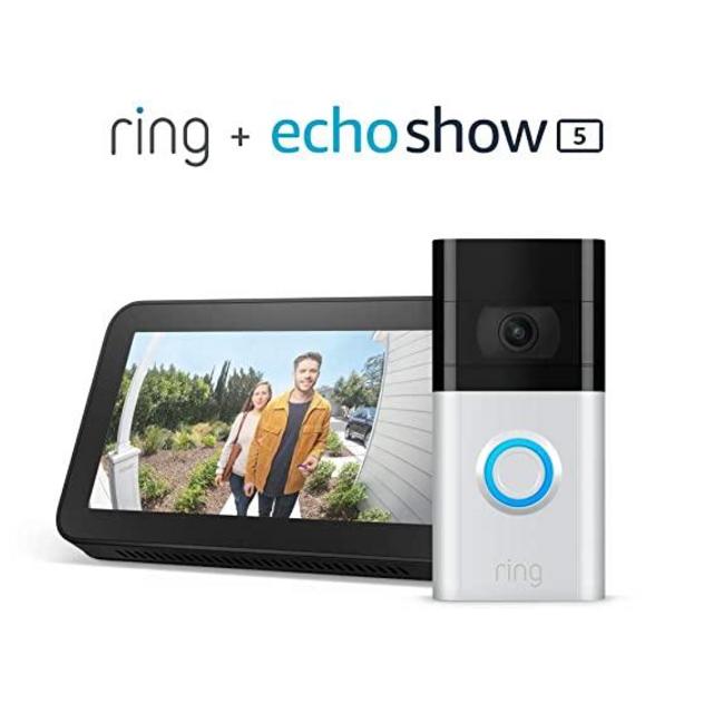 All-new Ring Video Doorbell 3 with Echo Show 5