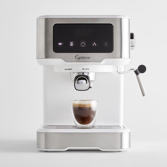 Capresso ® Cafe TS Touchscreen White Espresso Machine