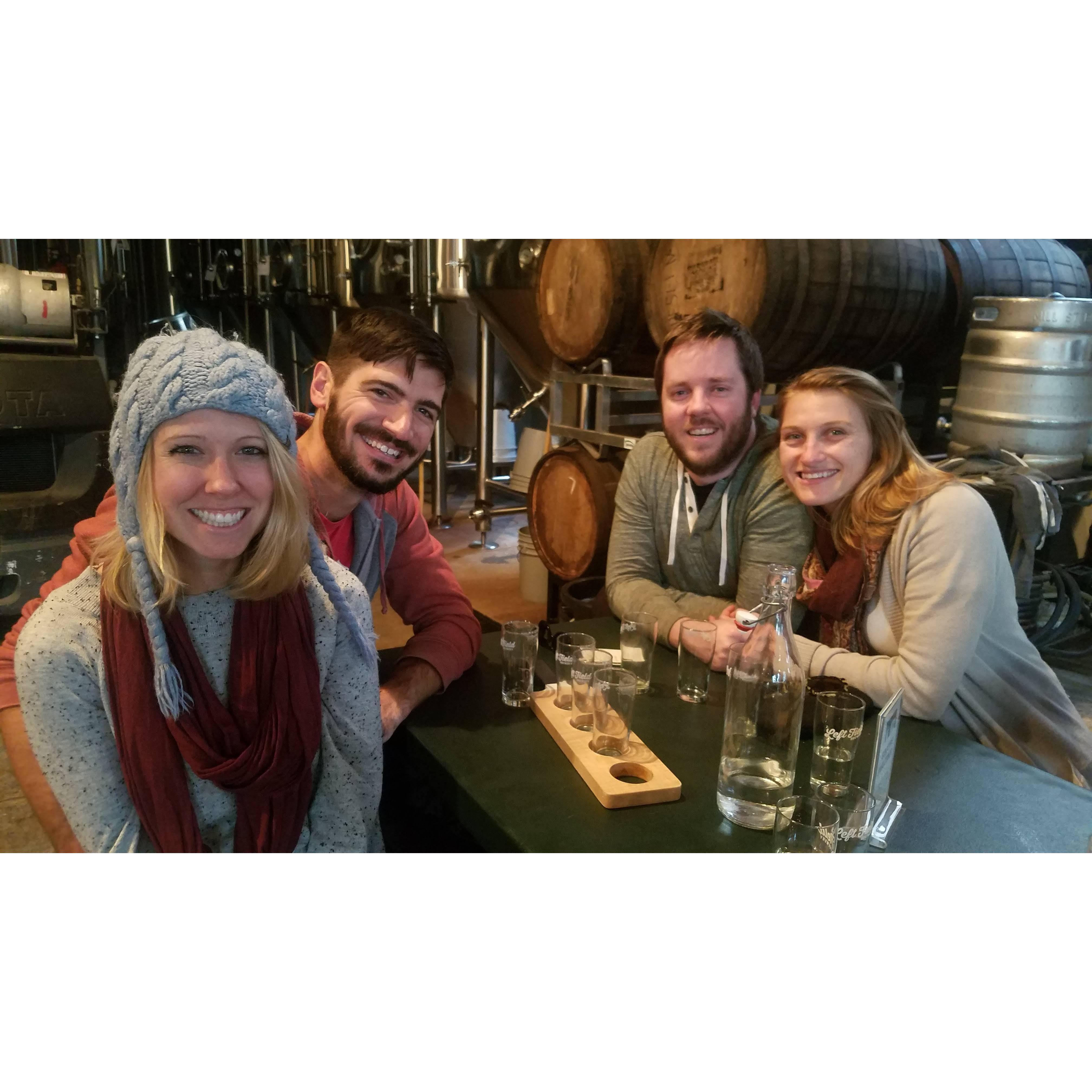 Visiting this lovely couple in Toronto