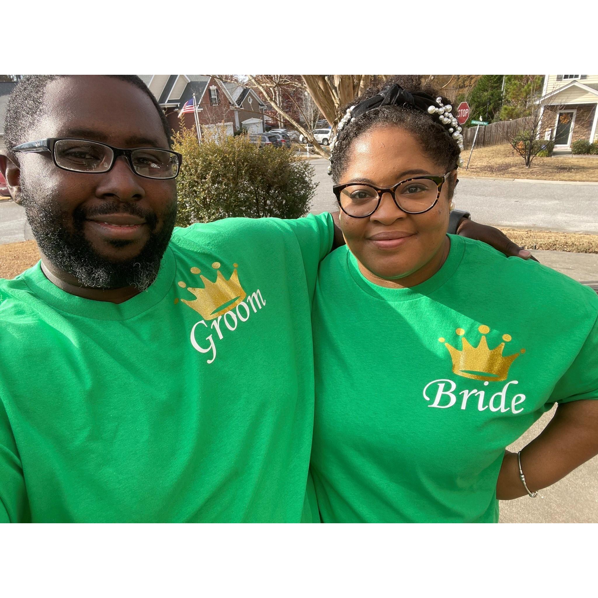 Getting our team together. Wedding Party Proposals!