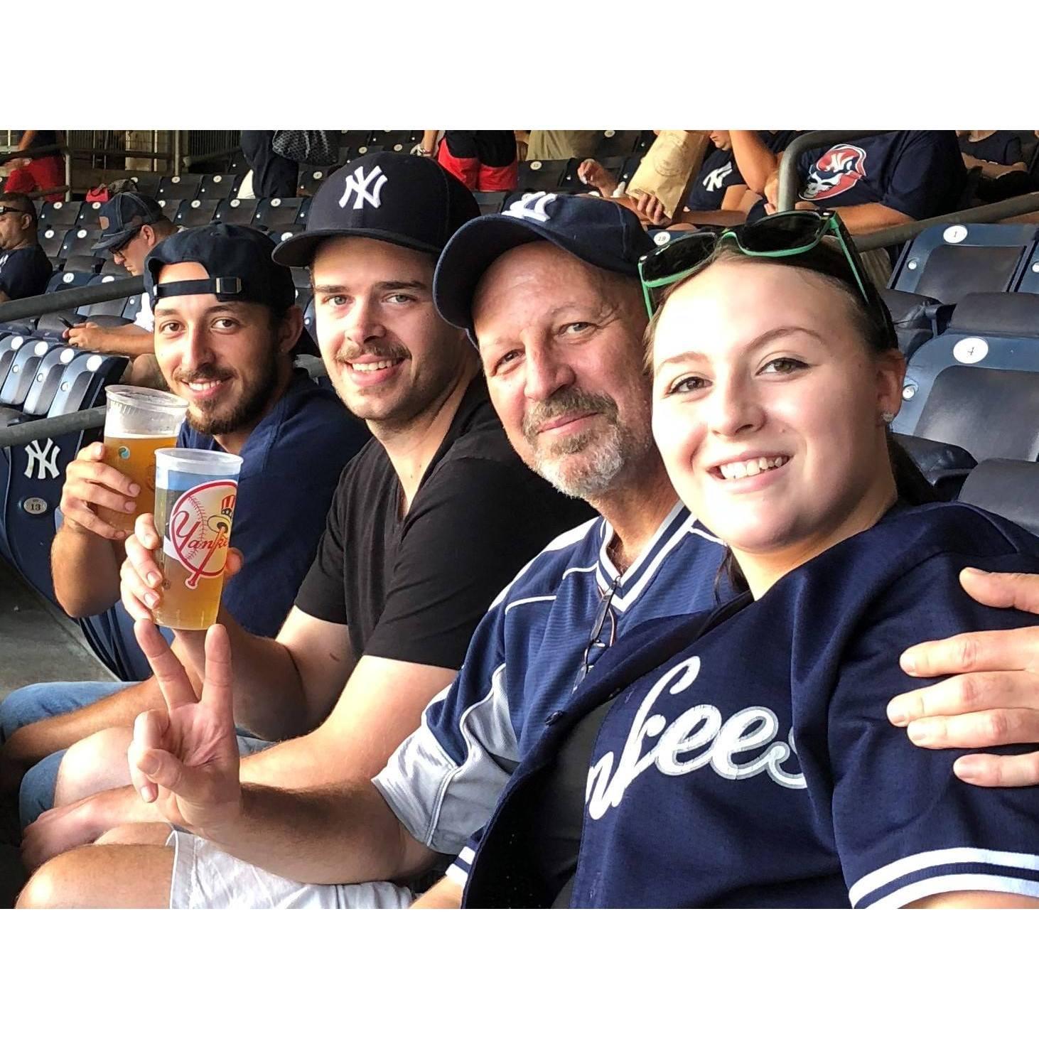 Yankees with the Kids!