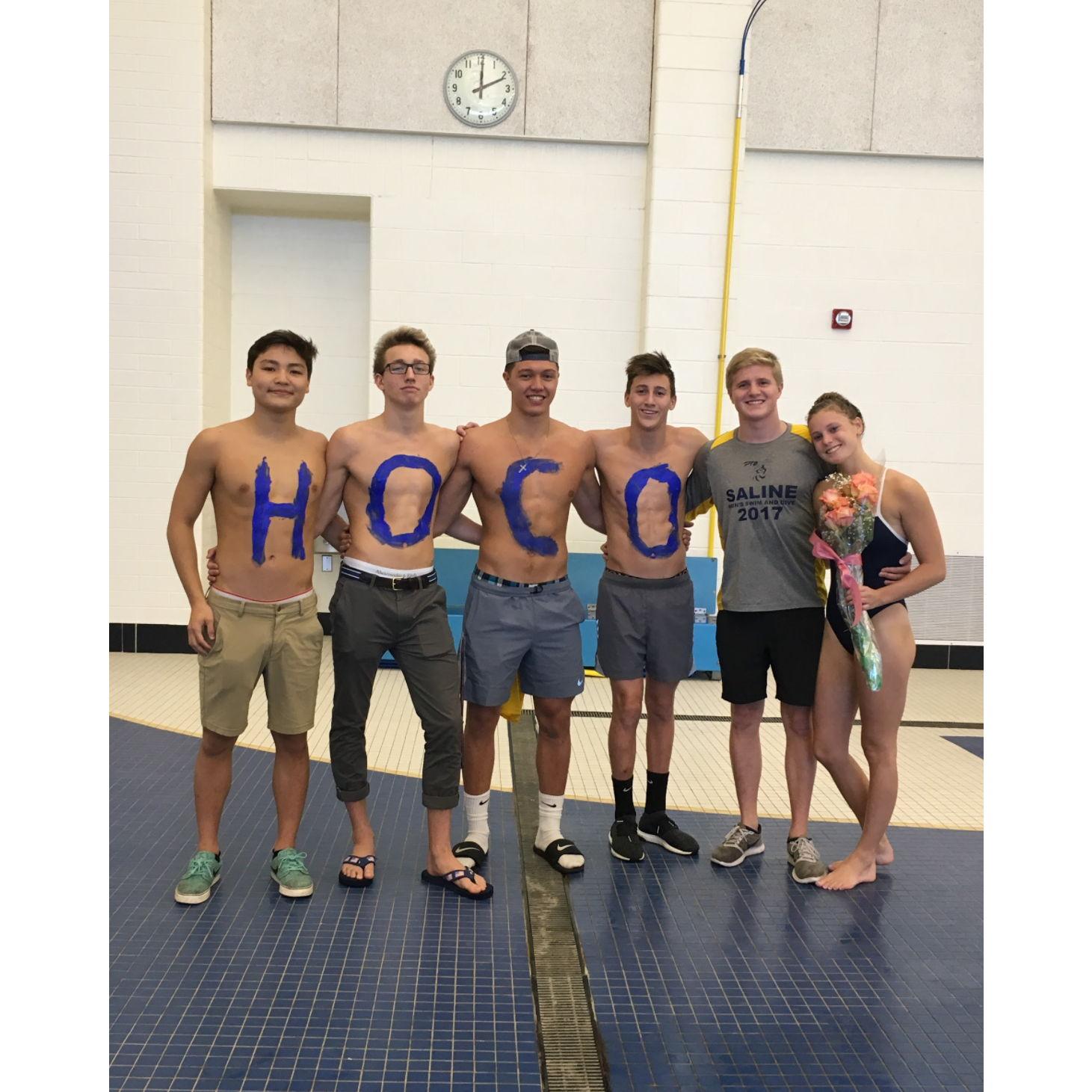 Asking Sydney to homecoming with the help of Matthew’s buddies, 2017