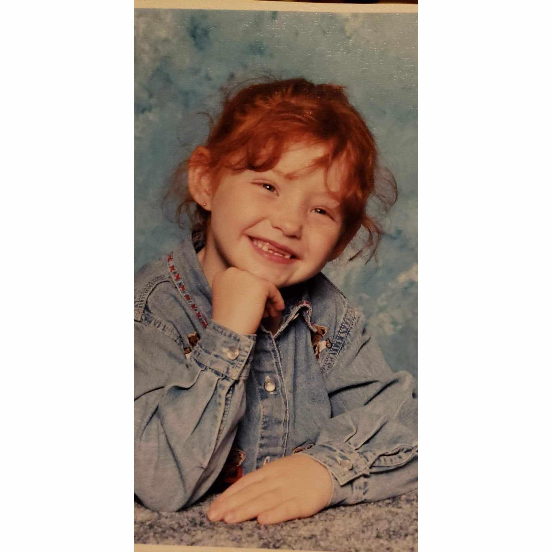 Kylee in 2000 (no front teeth)