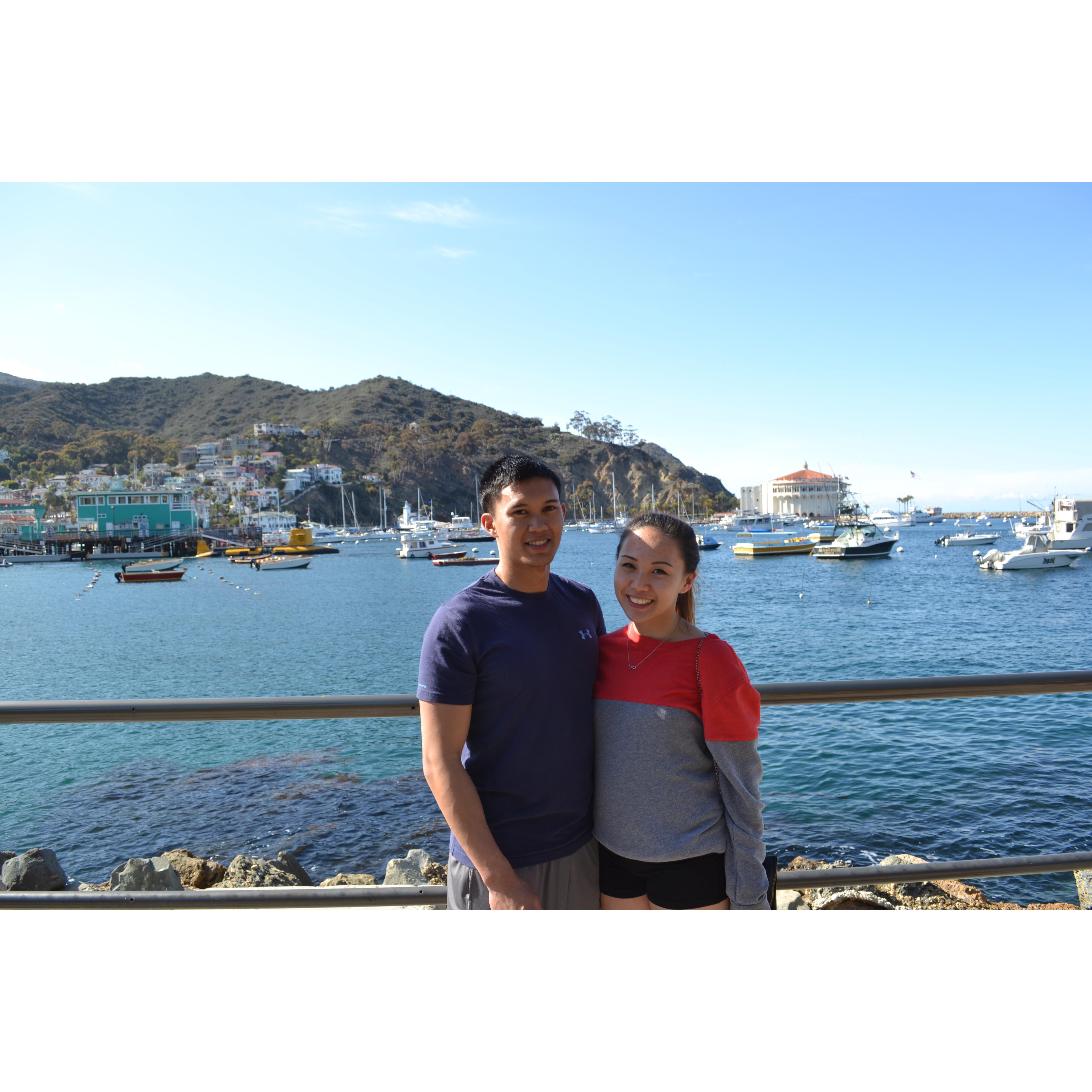 Our first time in Catalina Island!