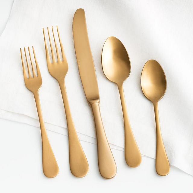 CB Lucia Gold 20-Piece Flatware Set