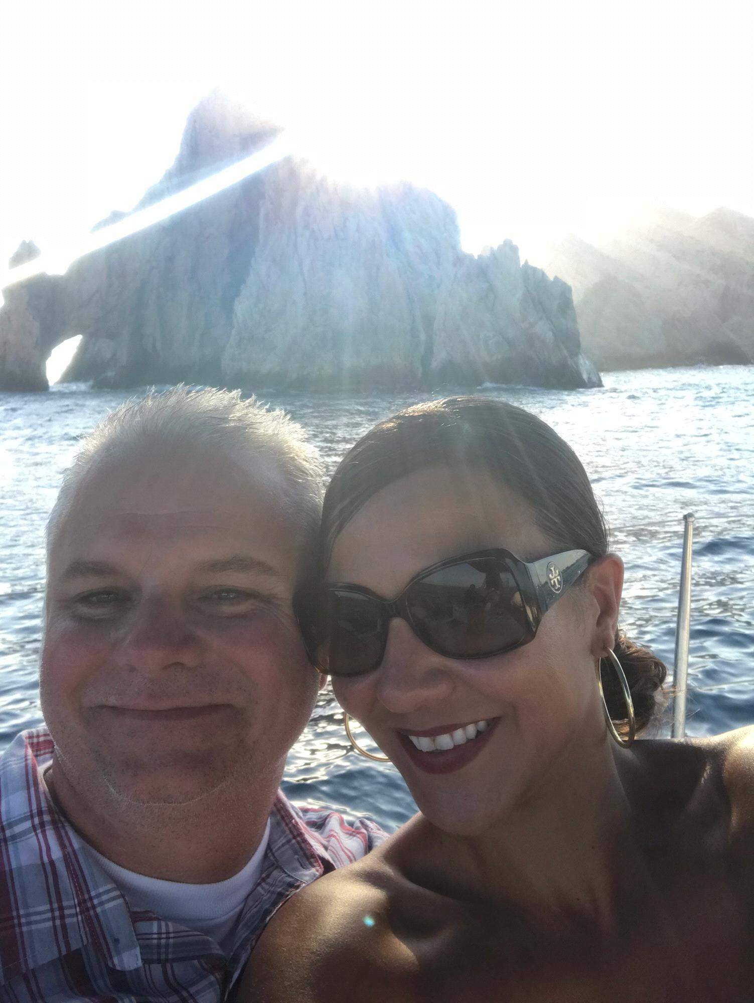 Sunset cruise in Cabo, Mexico October 2013! Super romantic! 🇲🇽 ❤️
