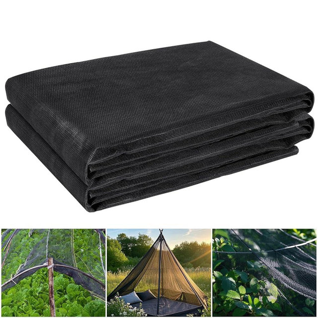 9.8 x 32.8ft Thicker Garden Mesh Netting,Ultra Fine Plant Row Covers,PPT Nano Mosquito Netting Screen Bird Barrier Net for Outdoor Vegetable Plants Fruits Flowers,Patios Balconies,33% Shading Rate