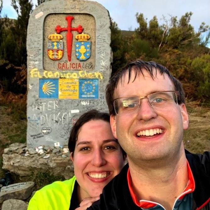 Entering Galicia after a hard day on the bike.