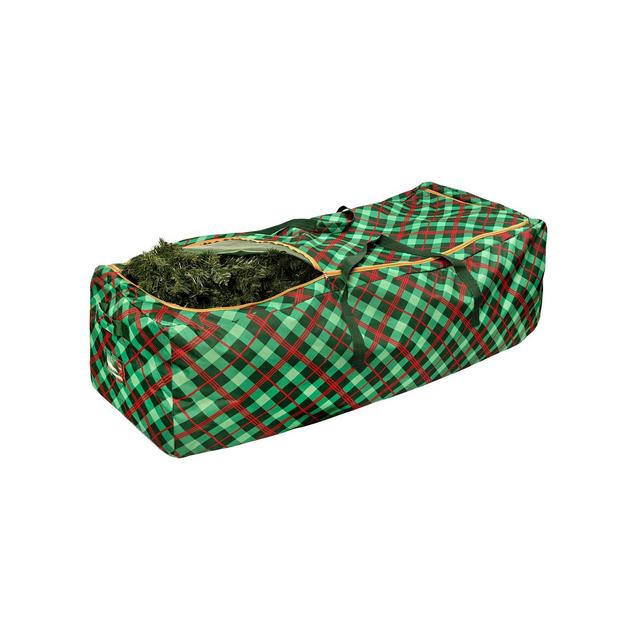 Honey Can Do Plaid Rolling Tree Storage Bag