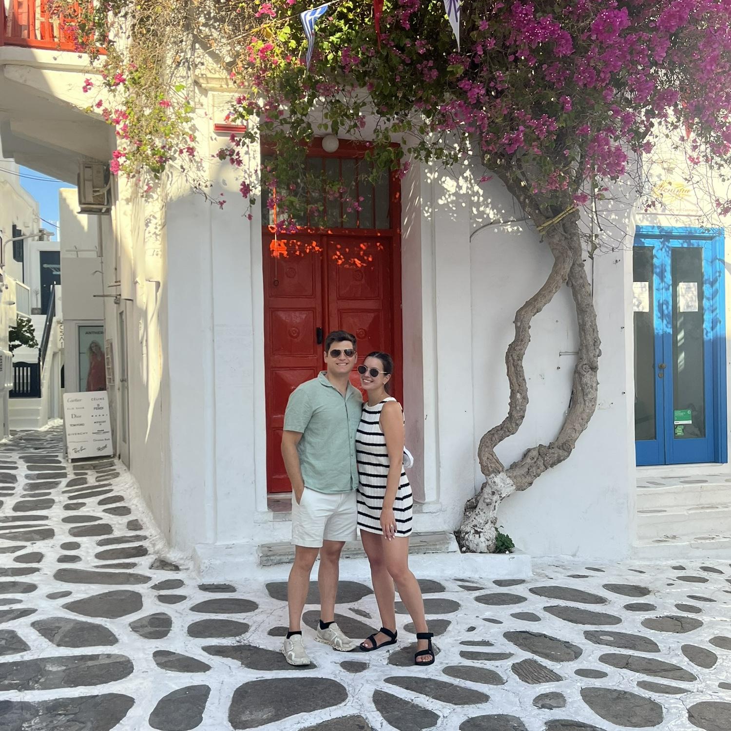 The streets of Mykonos