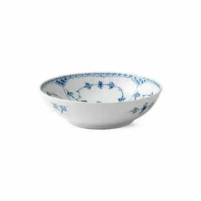Royal Copenhagen Fluted Half Lace 8.5-Inch Bowl in Blue
