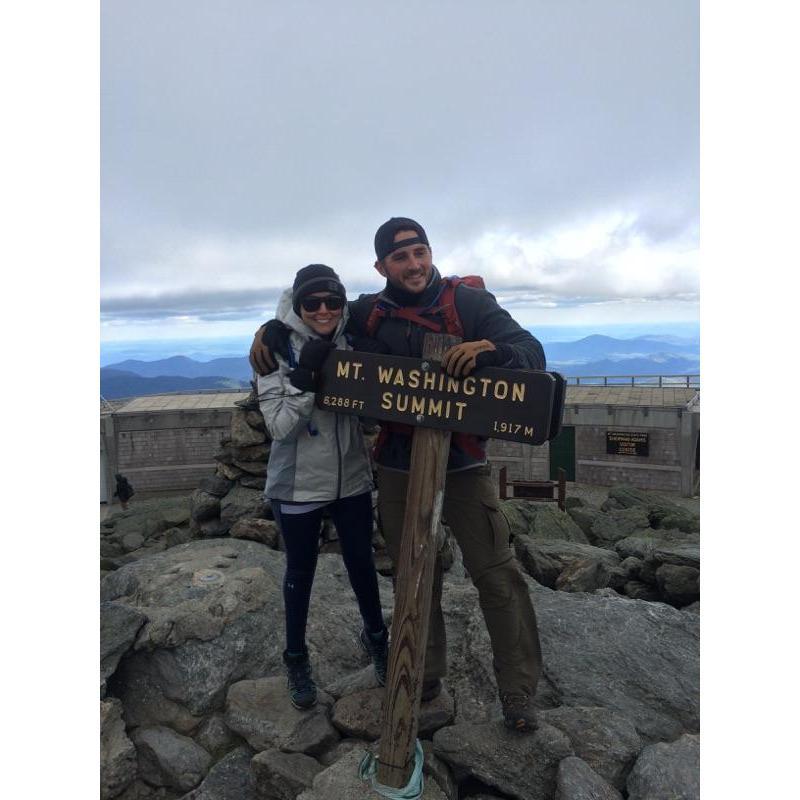 3 weeks into dating, I mentioned I liked to hike. Sean took that opportunity to say we should hike Mount Washington. One of the most challenging days of my life, but we did it, and we did it together!