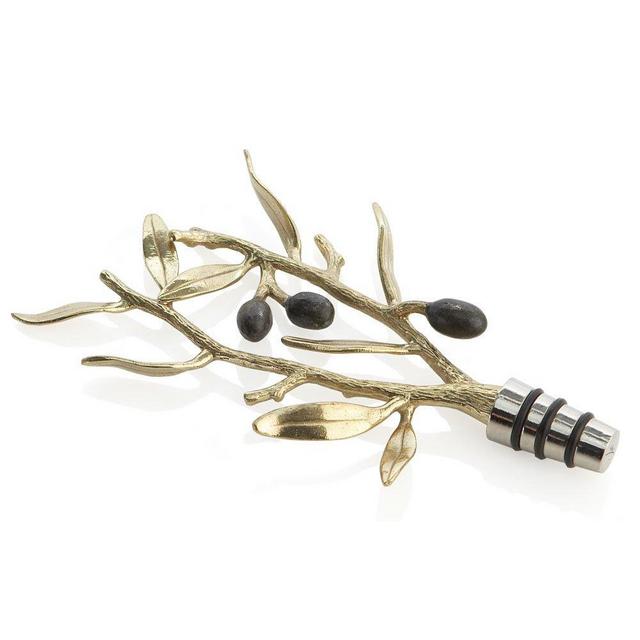 Michael Aram Olive Branch Stopper, Gold