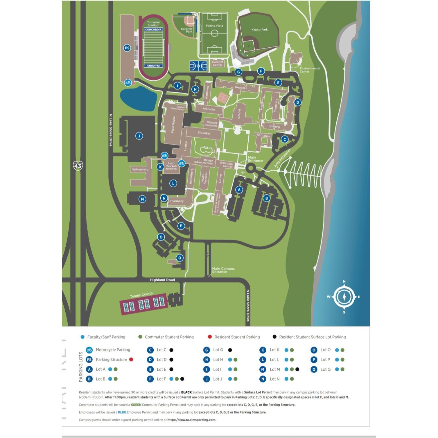 CUW Map