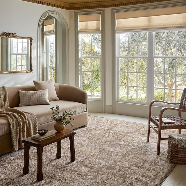 Loloi Magnolia Home by Joanna Gaines Pace Collection PAC-01 Bark/Natural 7'-10" x 10' Area Rug