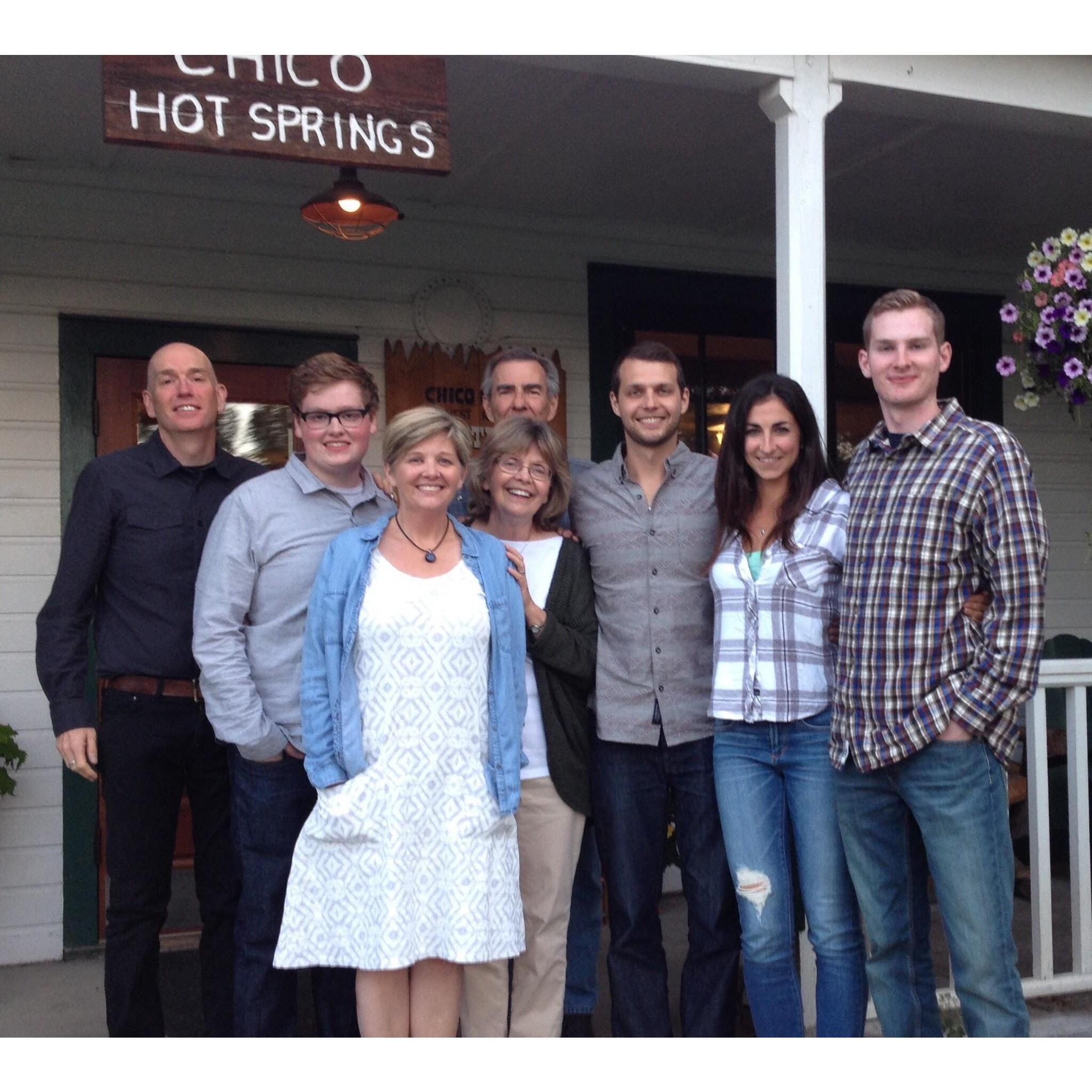 August 2016. Casey's first trip to Montana to meet Nick's family and visit the famous Chico Hot Springs.