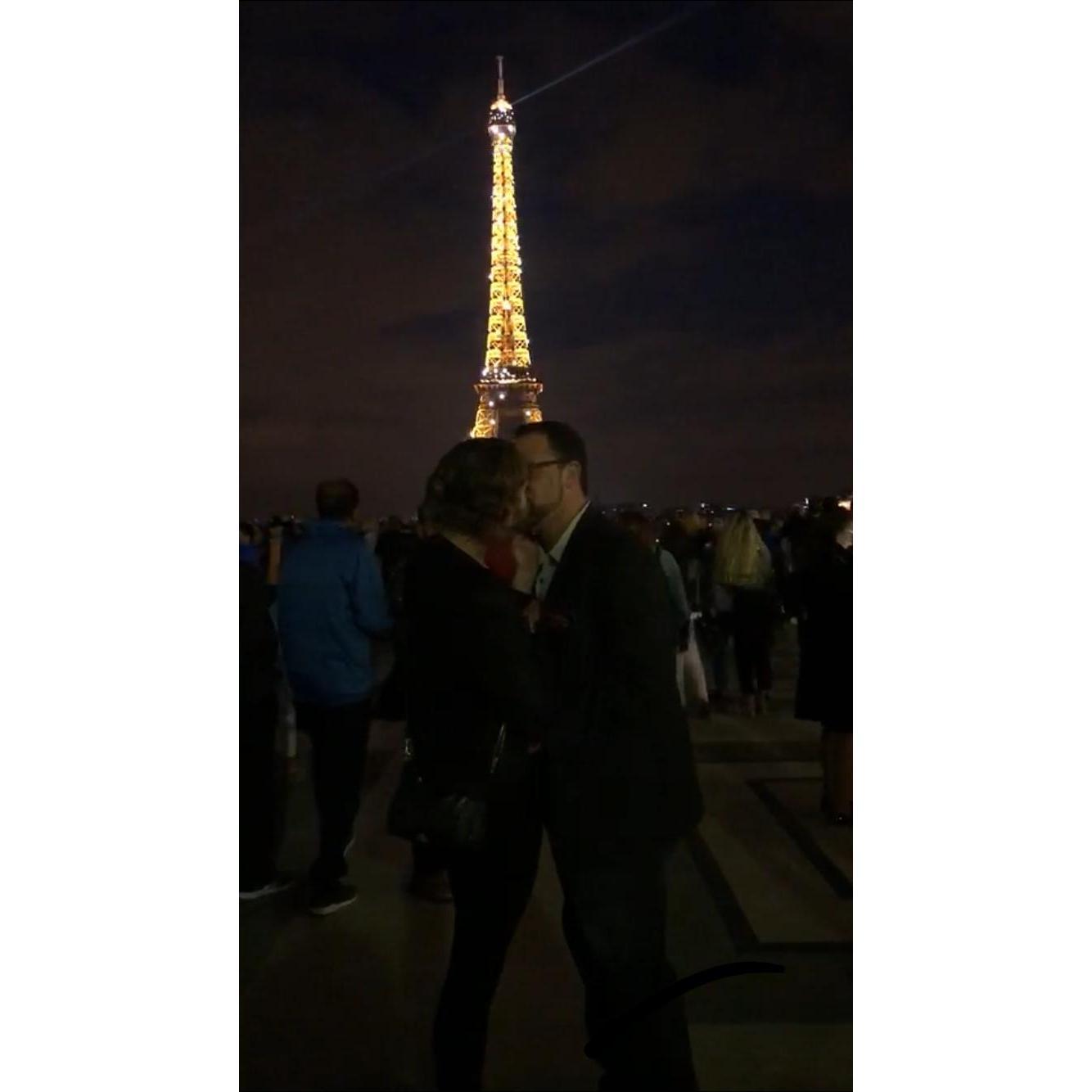 Odds of a yes after popping the question in front of the Eiffel Tower.. pretty high.